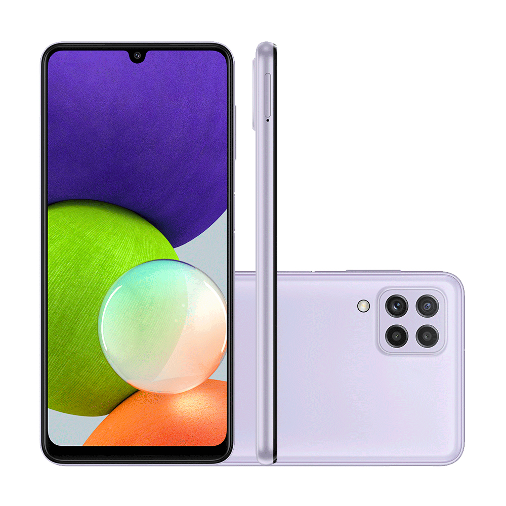 Samsung Galaxy A22 128GB 4GB Android Violeta Desbloqueado image number 0